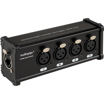 4 Channel DMX Over Network Cable Extender (ETHR-4XLR-RJ45)