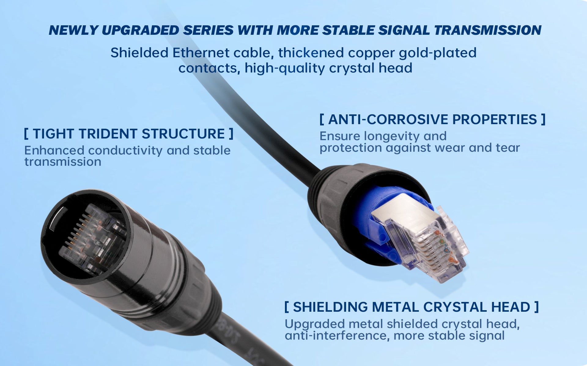 30' Flex Soft Ethercon Cable (ETHR-823-30S)