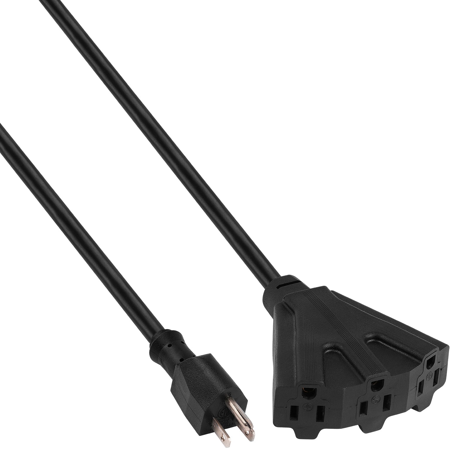 25Ft 3-Outlet Heavy Duty Extension Cord (EX-PRO312-25BLK)