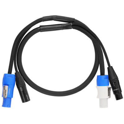 3Ft Extension Power Cable with Audio XLR Connectors (EX-PWC-AUD-3)