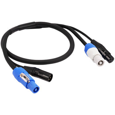3Ft Extension Power Cable with Audio XLR Connectors (EX-PWC-AUD-3)
