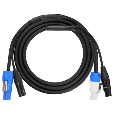 6Ft Extension Power Cable with Audio XLR Connectors (EX-PWC-AUD-6)