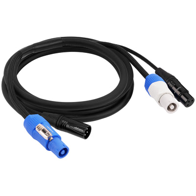 6Ft Extension Power Cable with Audio XLR Connectors (EX-PWC-AUD-6)