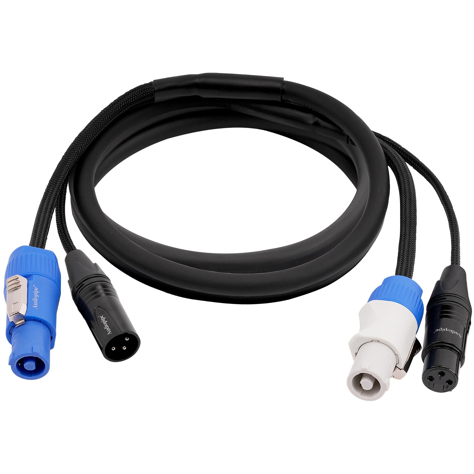 6Ft Extension Power Cable with Audio XLR Connectors (EX-PWC-AUD-6)