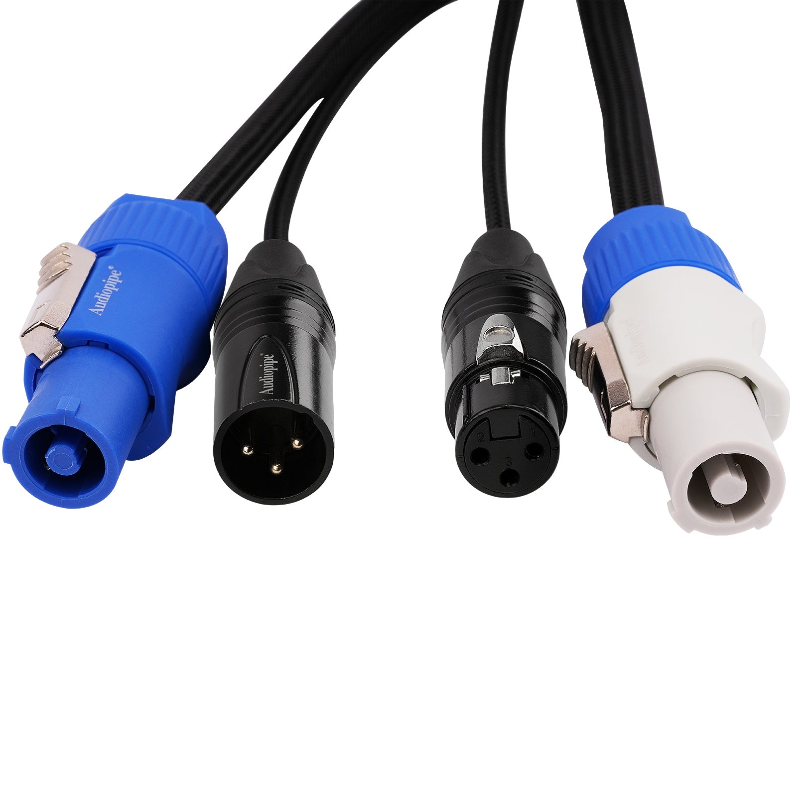 6Ft Extension Power Cable with Audio XLR Connectors (EX-PWC-AUD-6)