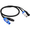 3Ft DMX Extension Cable with Power and XLR Connectors (EX-PWC-DMX-3)