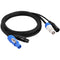 6Ft DMX Extension Cable with Power and XLR Connectors (EX-PWC-DMX-6)