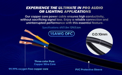 12Ft Power Extension Cable (EX-PWRC-L12)