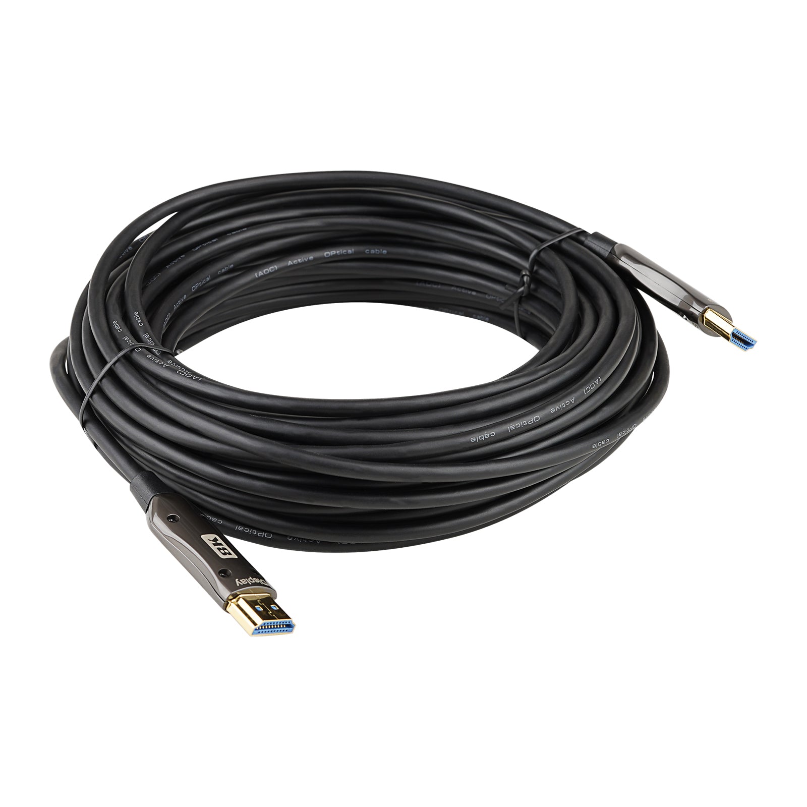 50Ft 8K Active Optical Fiber HDMI Cable (HDO-3D21R50-8K) – Audiopipe