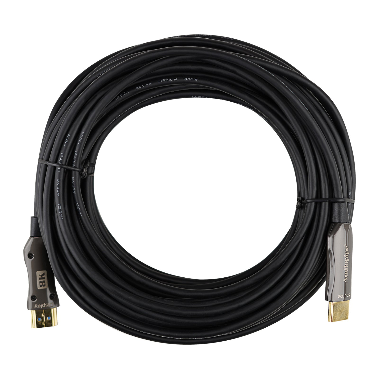 50Ft 8K Active Optical Fiber HDMI Cable (HDO-3D21R50-8K)
