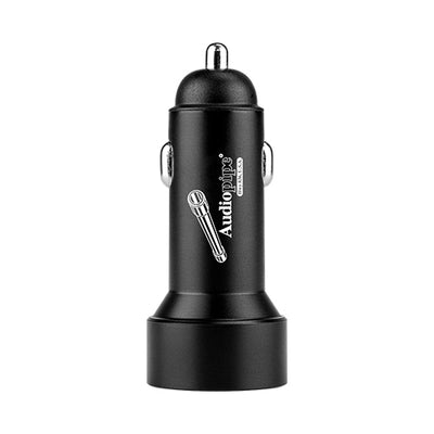 Dual USB Car Charger with LED Voltmeter (NLD-350CLUBL)