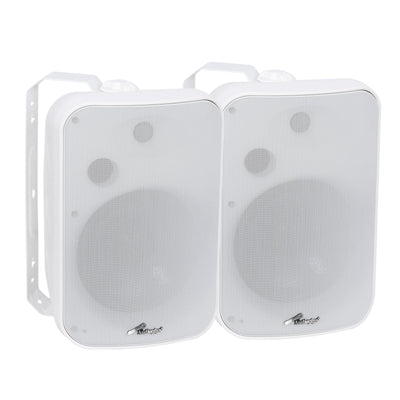 8” 2-Way Indoor/Outdoor Weatherproof Loudspeaker (ODP-855 WHT)