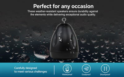 5-1.4” 2-Way Pendant Hanging Speaker (ODP-HS-518WH), Sold individually