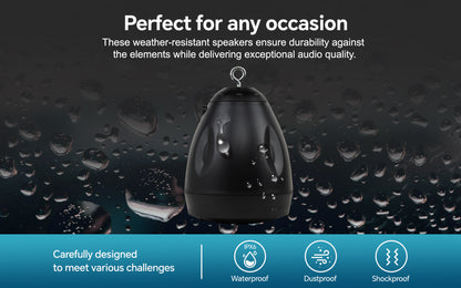 5-1.4” 2-Way Pendant Hanging Speaker (ODP-HS-518WH)