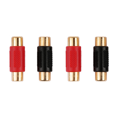 Gold RCA to RCA Connector (P-119BL)