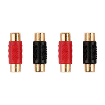 Gold RCA to RCA Connector (P-119BL)