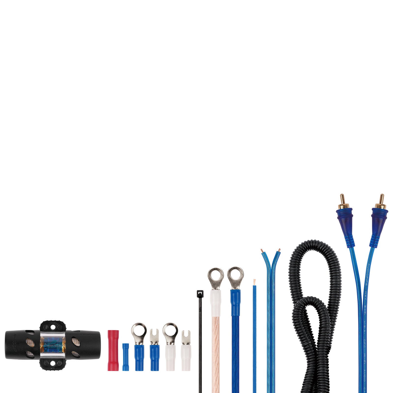 8 GA Power Installation Kit (PKV-1500PS) – Audiopipe