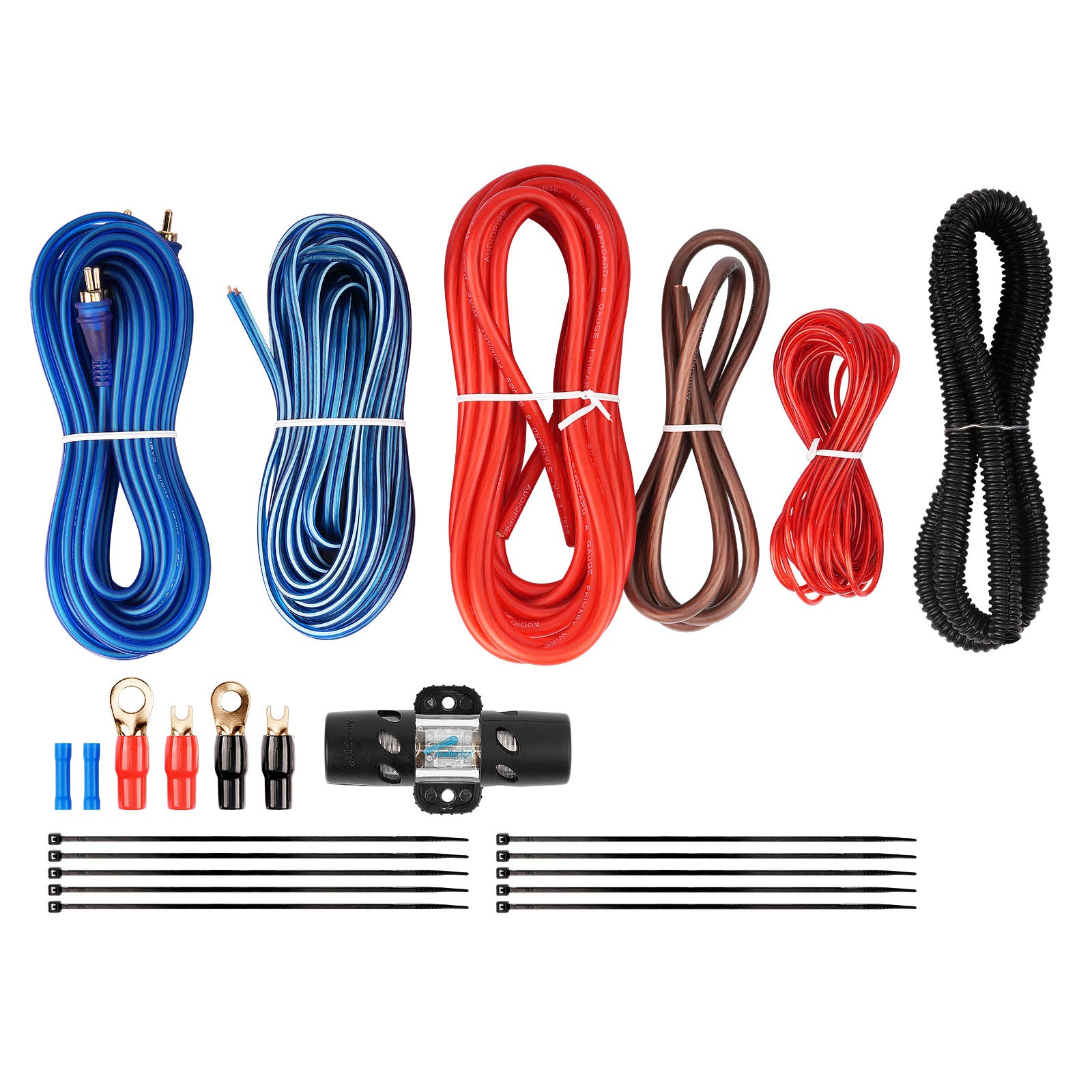 4 GA Power Installation Kit (PKV-2100SX) – Audiopipe