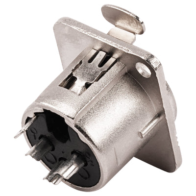 3 PIN XLR Female Chassis Socket (PRA-3FD-NKL)