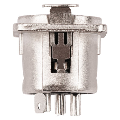 3 PIN XLR Female Chassis Socket (PRA-3FD-NKL)