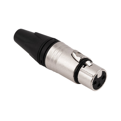 3 Pin XLR Female Connector (PRA-3FXX-NKL)