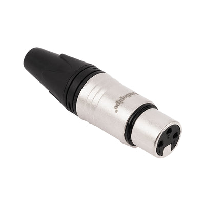3 Pin XLR Female Connector (PRA-3FXX-NKL)