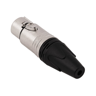 3 Pin XLR Female Connector (PRA-3FXX-NKL)