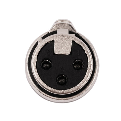 3 Pin XLR Female Connector (PRA-3FXX-NKL)