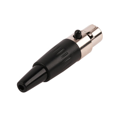4 Pin Mini XLR Female Connector (PRA-4MINI-XLR）