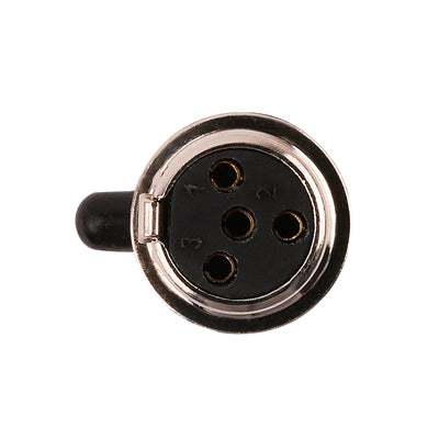 4 Pin Mini XLR Female Connector (PRA-4MINI-XLR）