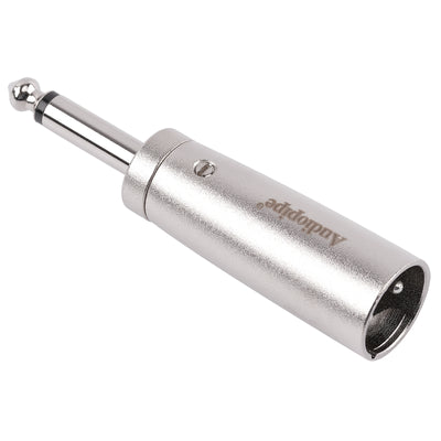 TS 6.35MM Male to XLR Male Adapter (PRA-63M-XLRM)