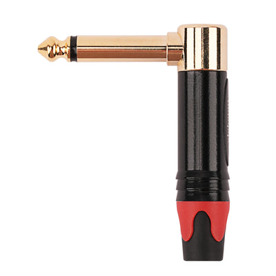 6.35mm Mono Right Angle Plug (PRA-63RA-MBG)
