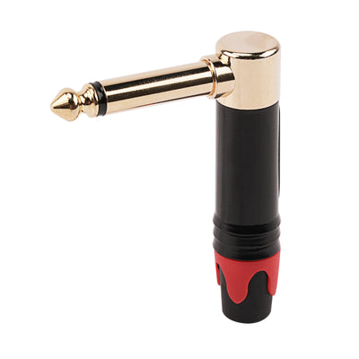 6.35mm Mono Right Angle Plug (PRA-63RA-MBG)