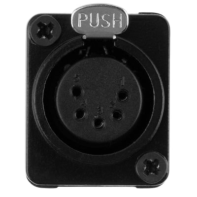 3 Pin Male to 5 Pin Female XLR Adapter (PRA-DMX-3M5F)