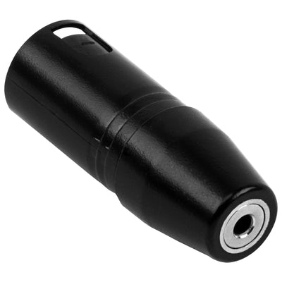 XLR Male to 3.5 Female Connector (PRA-XLRM-35F-CEL)