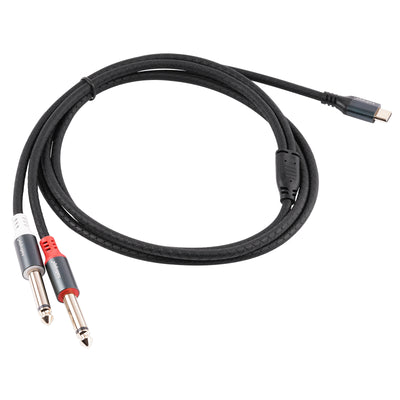 PRAC-TYC2X635 USB-C to 2 6.35mm Audio Cable