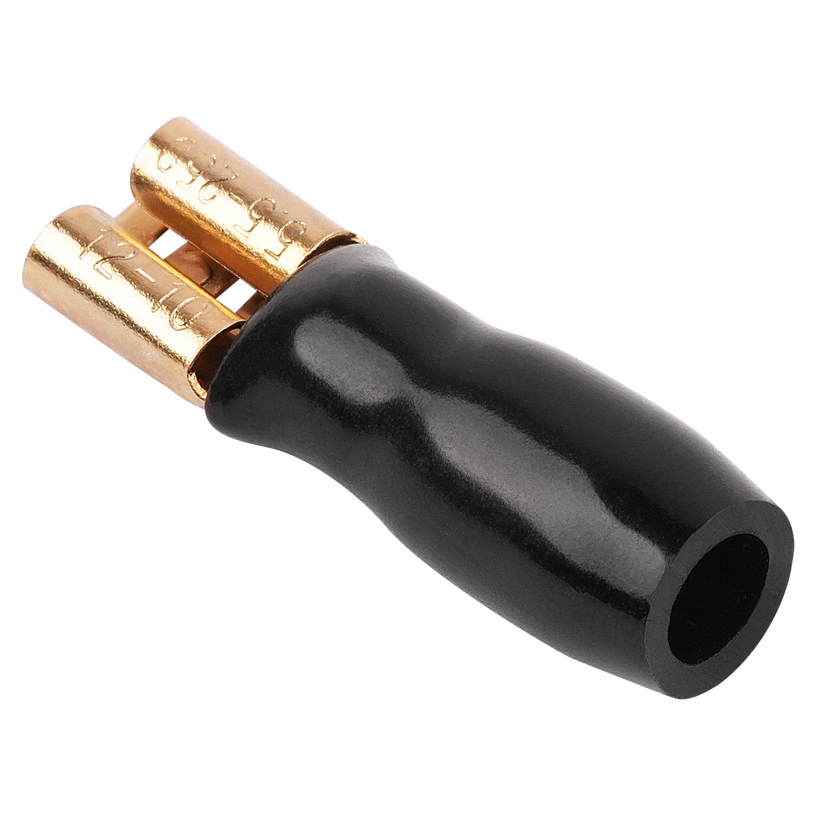 10AWG Gold Plated Block Terminal, Black (PTDX-10BLK)