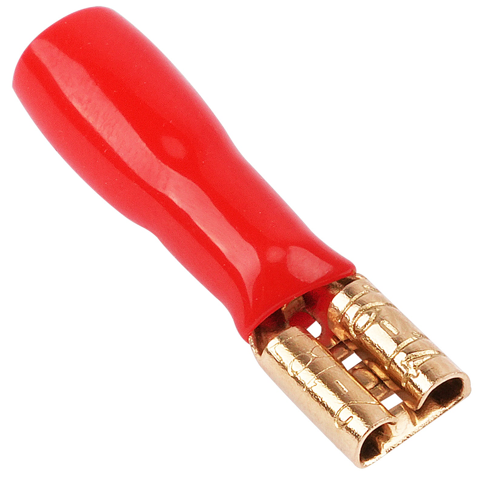 16AWG Gold Plated Block Terminal, Red (PTDX-16 RED)