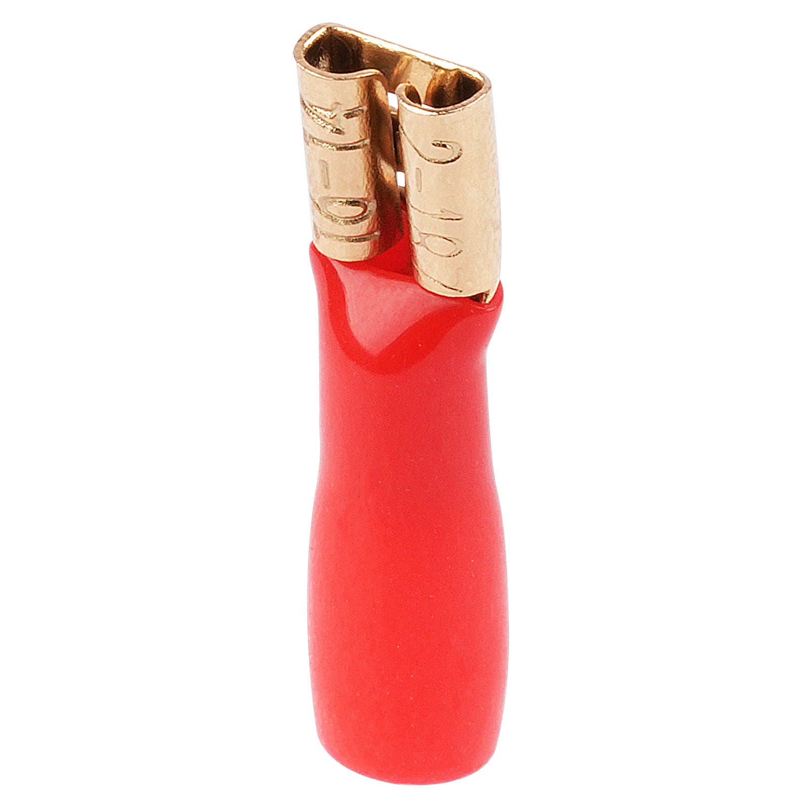 16AWG Gold Plated Block Terminal, Red (PTDX-16 RED)