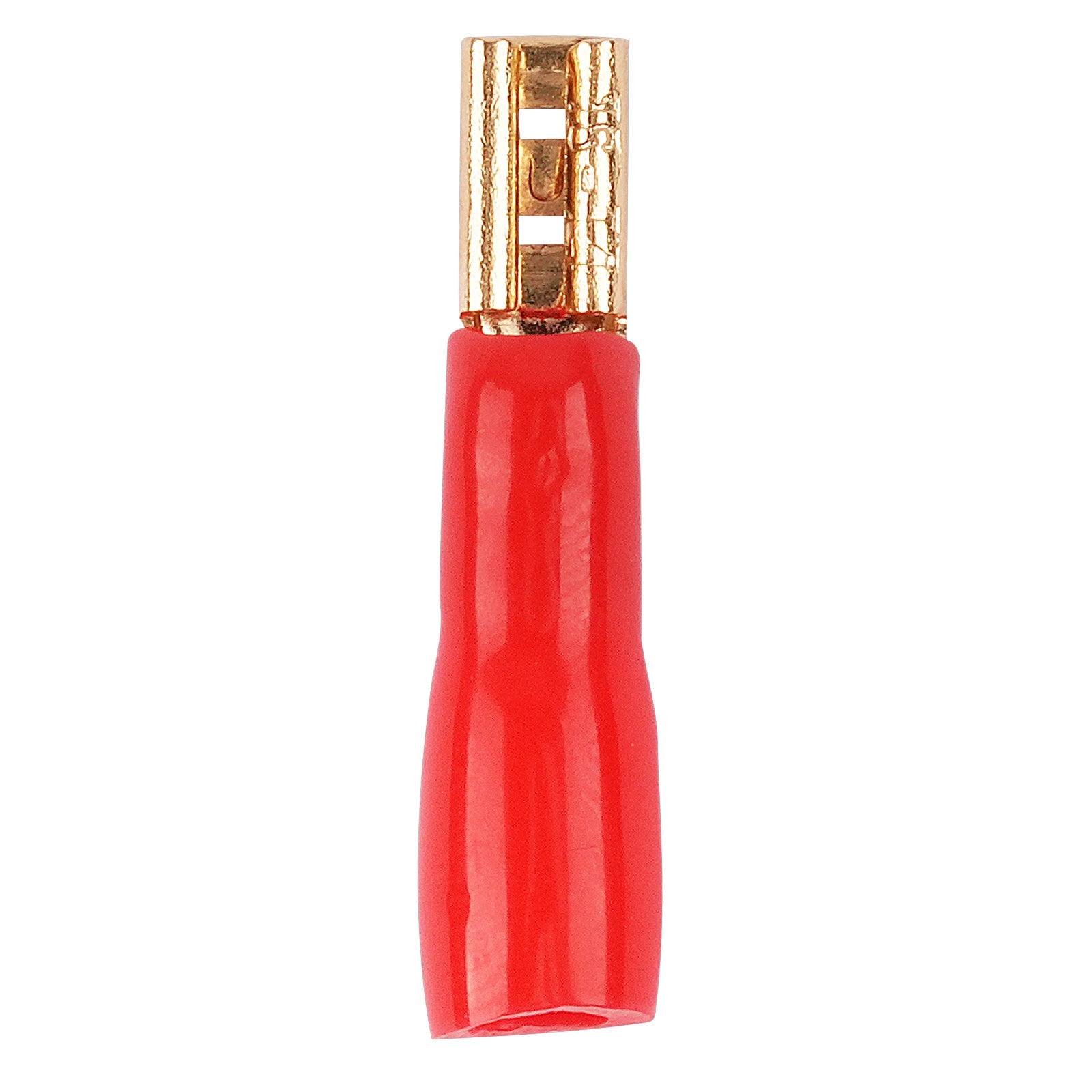 18AWG Gold Plated Block Terminal, Red (PTDX-18 RED)
