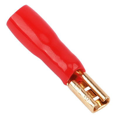 18AWG Gold Plated Block Terminal, Red (PTDX-18 RED)