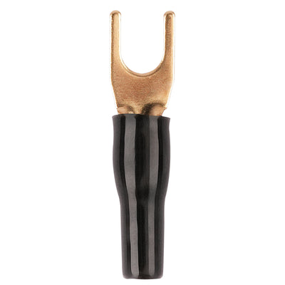 14AWG Gold Plated Spade Terminal, Black (PTSX-14BLK)