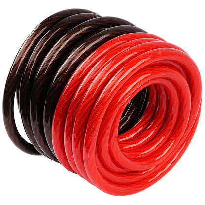 50Ft 0 Gauge Black and 50Ft 0 Gauge Red Primary Wire (PWK-0-50RB)