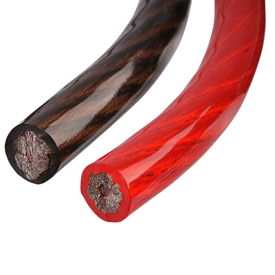 50 ft OFC 4 Gauge AWG RED Power Ground Wire Sky High Car Audio GA ft 50 ft OFC 4 Gauge AWG RED Power Ground Wire Sky High Car Audio GA ft