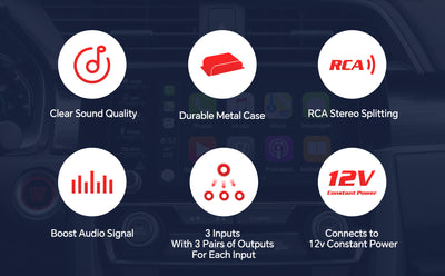 Audio Signal Splitter (SPLIT-3003RCA )