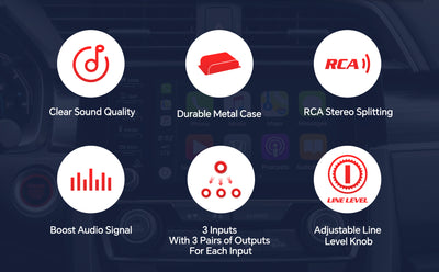 Audio Signal Splitter (SPLIT-3023LVL)