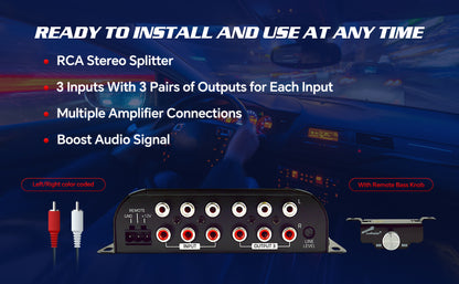 Audio Signal Splitter (SPLIT-3023LVL)