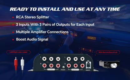 Audio Signal Splitter (SPLIT-3113RMT）