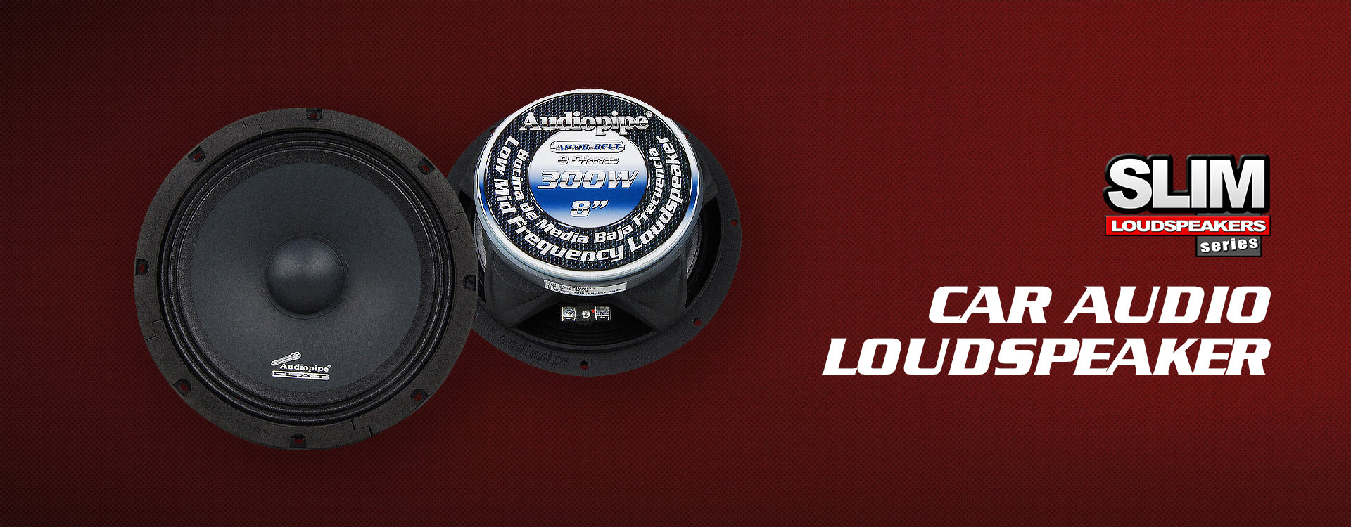 Car Audio Loudspeakers Slim Series