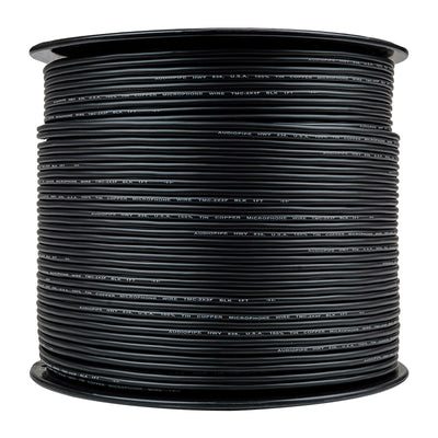 Siamese Slim Microphone Cable (TMC-2X2F-BLK)